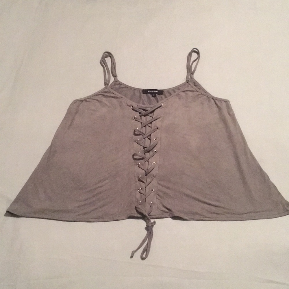 Grey trendy tank top